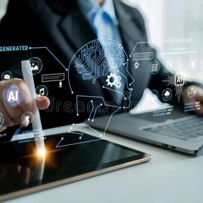 Professional Using Ai Tools To Improve Workplace Productivity